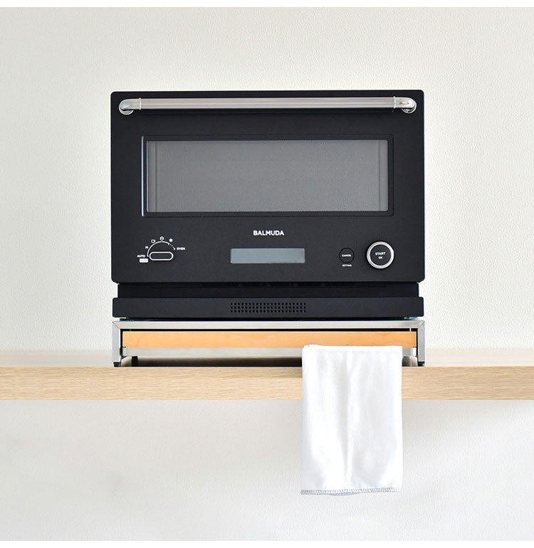 rootis 日本製 オーブンレンジラック 完成品 耐荷重20kg 幅45cm スライドテーブル 新潟県南魚沼産木材使用 スライドトレー 家電下トレー 家電下ラック 作業台 足立製作所 bokula(代引不可)