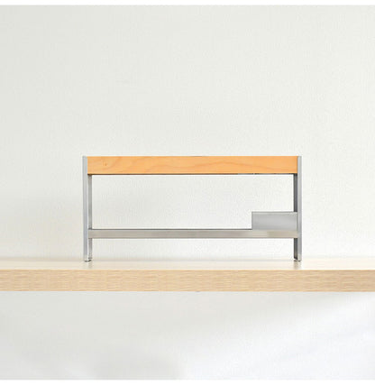 rootis 日本製 スパイス&ツールラック 完成品 幅50cm 新潟県南魚沼産木材使用 ツールスタンド 調味料ラック スパイスラック カウンター上収納 足立製作所 bokula(代引不可)