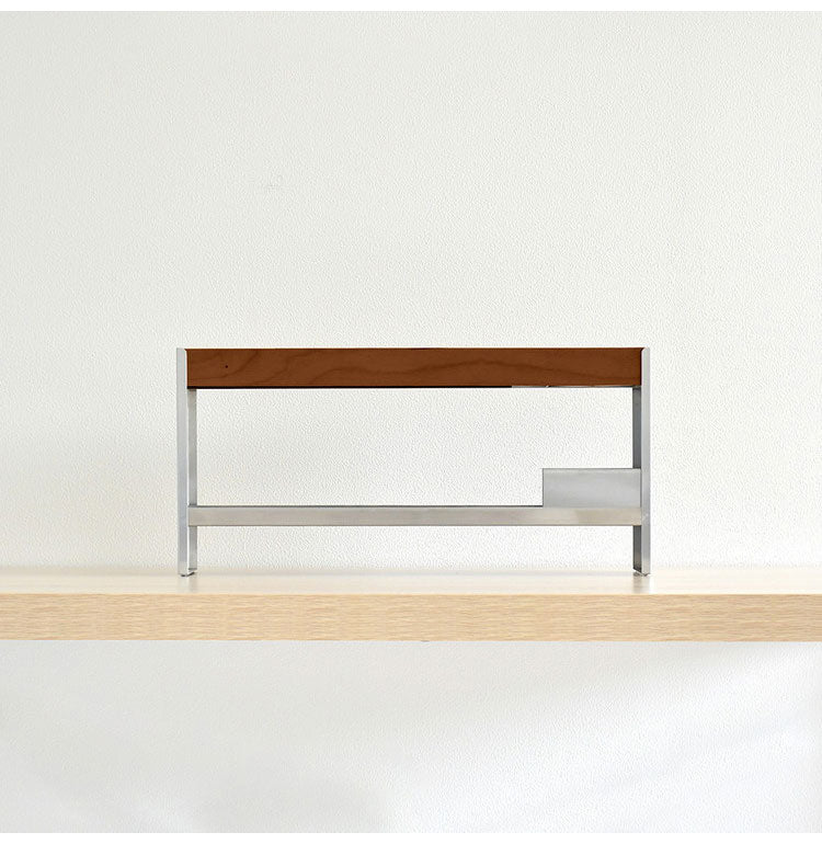 rootis 日本製 スパイス&ツールラック 完成品 幅50cm 新潟県南魚沼産木材使用 ツールスタンド 調味料ラック スパイスラック カウンター上収納 足立製作所 bokula(代引不可)