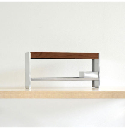 rootis 日本製 スパイス&ツールラック 完成品 幅50cm 新潟県南魚沼産木材使用 ツールスタンド 調味料ラック スパイスラック カウンター上収納 足立製作所 bokula(代引不可)