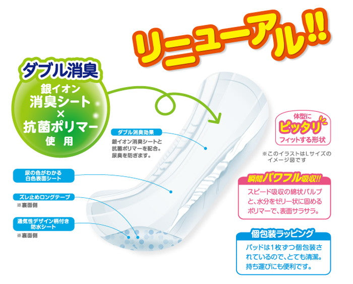 【3個セット】 マナーパッド Active Sサイズ 45枚 ピッグパック PMP-751 まとめ売り セット売り