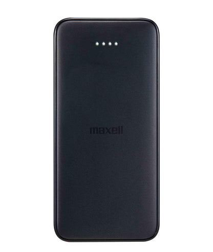 maxell マクセル PD対応半固体モバイルバッテリー 20W 10000mAh 大容量 長寿命 半固体電池 モバイル充電器 USB タイプC PSE適合 安全 発火防止 機内持ち込み可 MPC-CSSB10000PD ブラック ホワイト