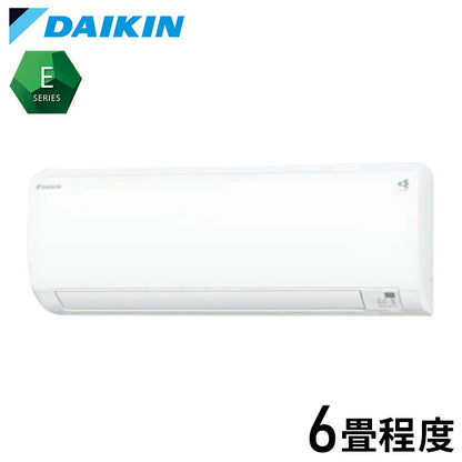 ダイキン エアコン 6畳 Eシリーズ 2023年モデル S223ATES-W 主に6畳用 コンパクト ルームエアコンストリーマ 冷房 暖房 空気清浄(代引不可)