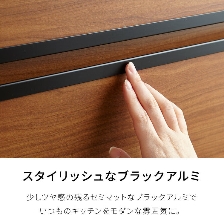 キッチンカウンター 180 完成品 FRON120 引き出し収納×2 ダストボックス収納 モイス加工 ごみ箱 間仕切り 背面化粧 開梱設置無料 奥行45 高さ93 フルオープンレール ポリエステル化粧板(代引不可)