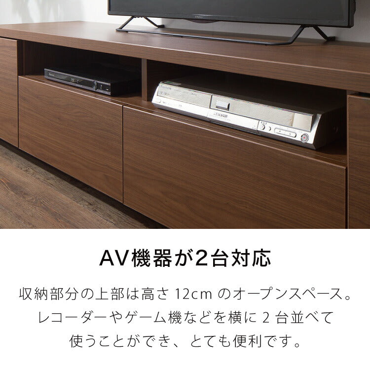 テレビ台 幅180cm 【日本製 大川家具 完成品】 ローボード TV台 TVボード 木製 テレビボード 木製 42インチ 32インチ 52インチ(代引不可)