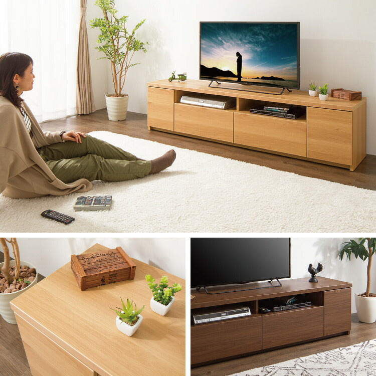 テレビ台 幅180cm 【日本製 大川家具 完成品】 ローボード TV台 TVボード 木製 テレビボード 木製 42インチ 32インチ 52インチ(代引不可)