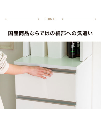 ランドリーチェスト ロータイプ 幅30cm 高さ100cm 奥行40cm 【国産 大川家具 完成品】 ランドリー収納 ランドリーボックス サニタリーラック サニタリーチェスト たんす 収納家具 収納 チェスト(代引不可)