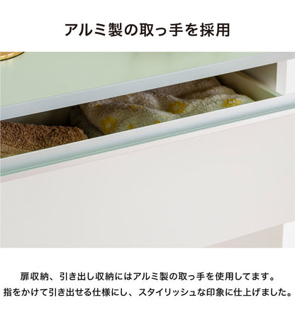 ランドリーチェスト ロータイプ 幅35cm 高さ100cm 奥行40cm 【国産 大川家具 完成品】 ランドリー収納 ランドリーボックス サニタリーラック サニタリーチェスト たんす 収納家具 収納 チェスト(代引不可)