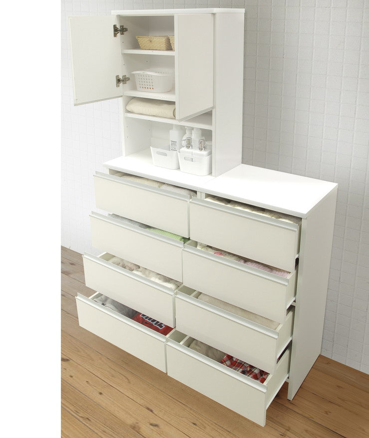 ランドリーチェスト ロータイプ 幅50cm 高さ100cm 奥行40cm 【国産 大川家具 完成品】 ランドリー収納 ランドリーボックス サニタリーラック サニタリーチェスト(代引不可)