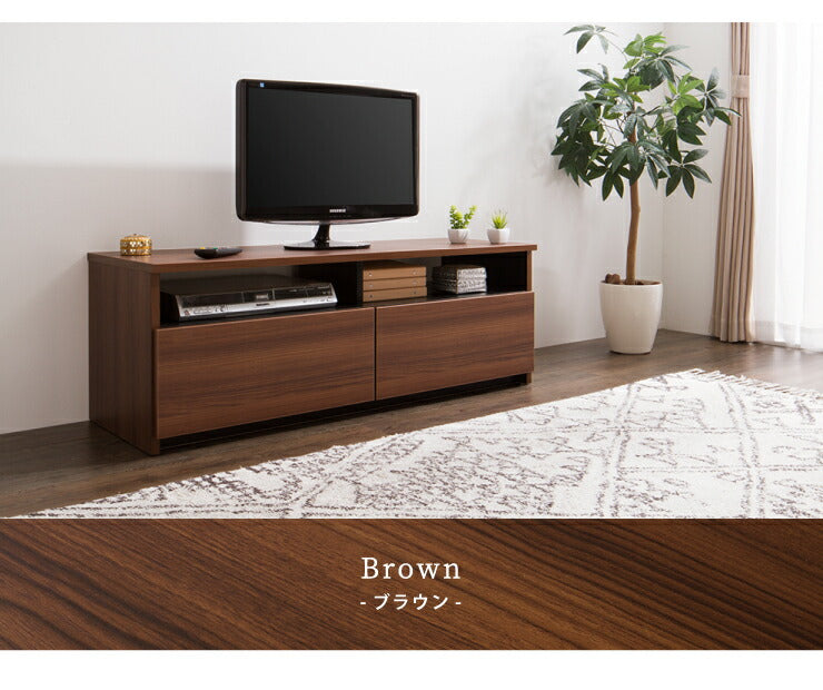 ローボード 幅120cm 木製 42インチ 32インチ 52インチ 白 ホワイト ブラウン おしゃれ テレビ台 テレビボード テレビラック TV台 TVボード 収納 【日本製 大川家具 完成品】 (代引不可)