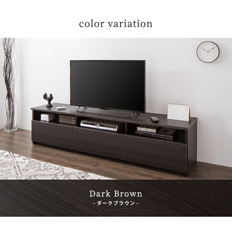 ローボード 幅180cm 木製 42インチ 32インチ 52インチ 白 ホワイト ブラウン おしゃれ テレビ台 テレビボード テレビラック TV台 TVボード 収納 【日本製 大川家具 完成品】(代引不可)