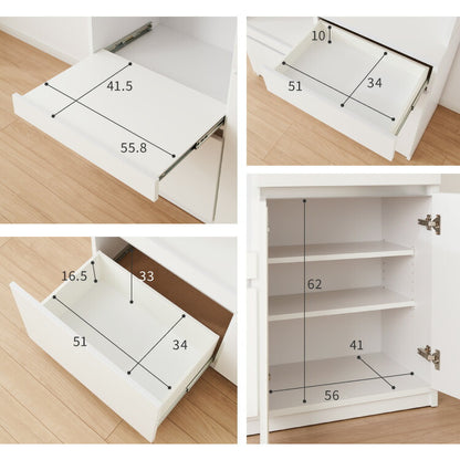 食器棚 キッチンボード 幅120cm 国産 完成品 大川家具 開梱設置無料 モイス加工 防汚加工 鏡面ホワイト セラミック調グレー オーク グレージュ 大容量 キッチン 収納(代引不可)