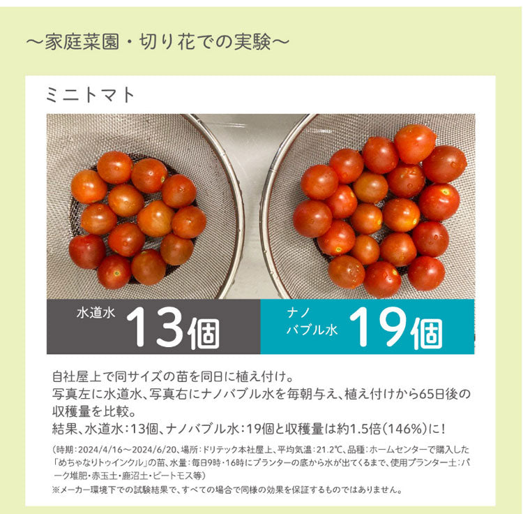 ドリテック ナノエアミスト ナノバブル散水ノズル メーカー1年保証 グッドデザイン受賞 ホースにつけるだけ 園芸 家庭菜園 野菜 花 ガーデニング 散水ノズル ホース nano air mist dretec