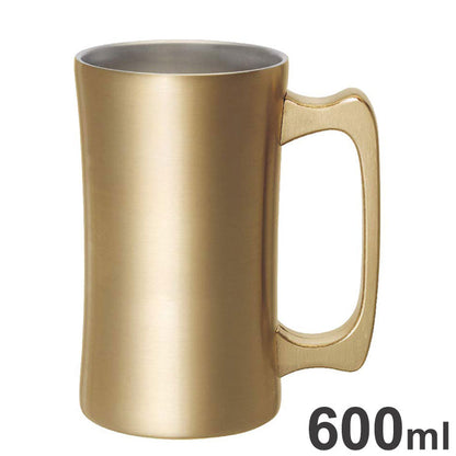 のみごろジョッキ 600ml ビールジョッキ 保冷保温 結露しない コップ