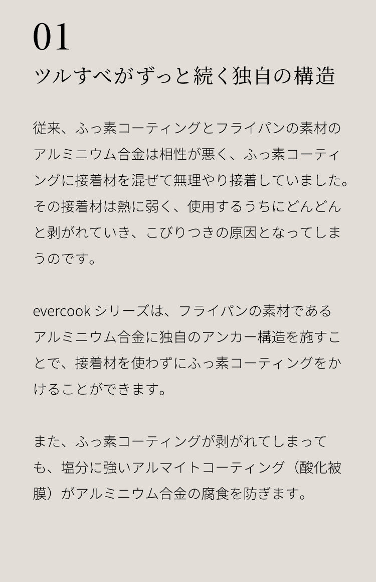 限定デザイン evercook エバークック IH ガス対応 玉子焼き 13×18cm ウォームグレー 500日保証【送料無料】