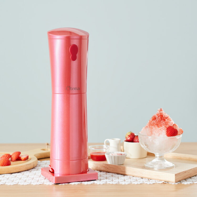 Otona オトナ 大人のふわふわかき氷器 電動かき氷機 大人の氷かき器 ハンディタイプ ふわ雪 かき氷 ドウシシャ