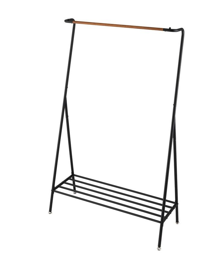 木製ハンガーラック インテリアハンガー コート掛け おしゃれ スリム 衣類収納 北欧 西海岸 男前 アイアン コートハンガー