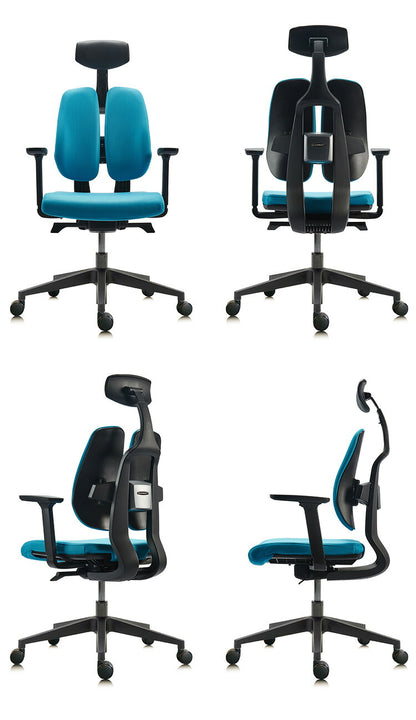 DUOREST D100F オフィスチェア メッシュ アームレスト ハイバックチェア リクライニング デュオレスト 腰痛対策 椅子 おしゃれ デスクチェア パソコンチェア 体圧分散 高級 プレゼント 実用的(代引不可)