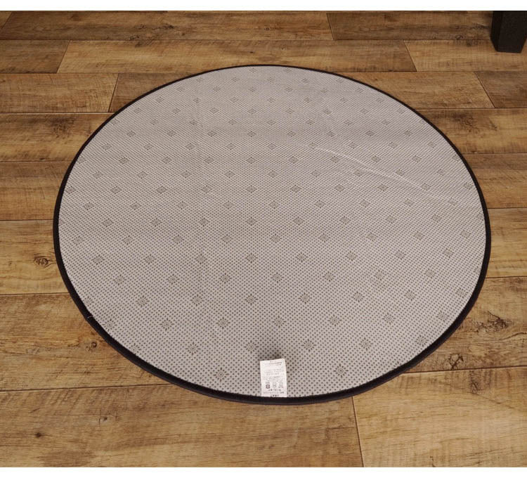 DUOREST DP-ECAP1 ラグマット 円形 90 チェアラグ 小さめ 90×90cm カーペット 円形ラグ 丸 マイクロファイバー 滑り止め付きラグ 椅子 デスクチェア デュオレスト(代引不可)