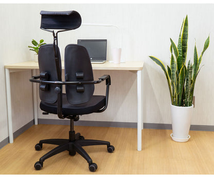 デュオレスト DUOREST ヘッドレスト リクライニング 座面昇降 ロッキング フック付き チェア 椅子 オフィスチェア パソコンチェア リモートワーク 在宅 ゲーム インテリア おしゃれ コンパクト いす(代引不可)