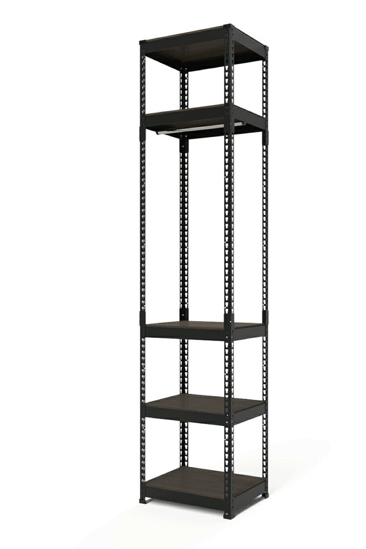 高さ45cm 追加2段セット 幅51cm ドリームウェア メタル&ウッドラック H45cm 追加2段セット 幅51cm 1セット MK-452NWH MK-452NBK 単品(代引不可)