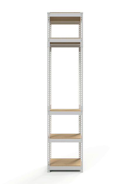 高さ45cm 追加2段セット 幅51cm ドリームウェア メタル&ウッドラック H45cm 追加2段セット 幅51cm 1セット MK-452NWH MK-452NBK 単品(代引不可)