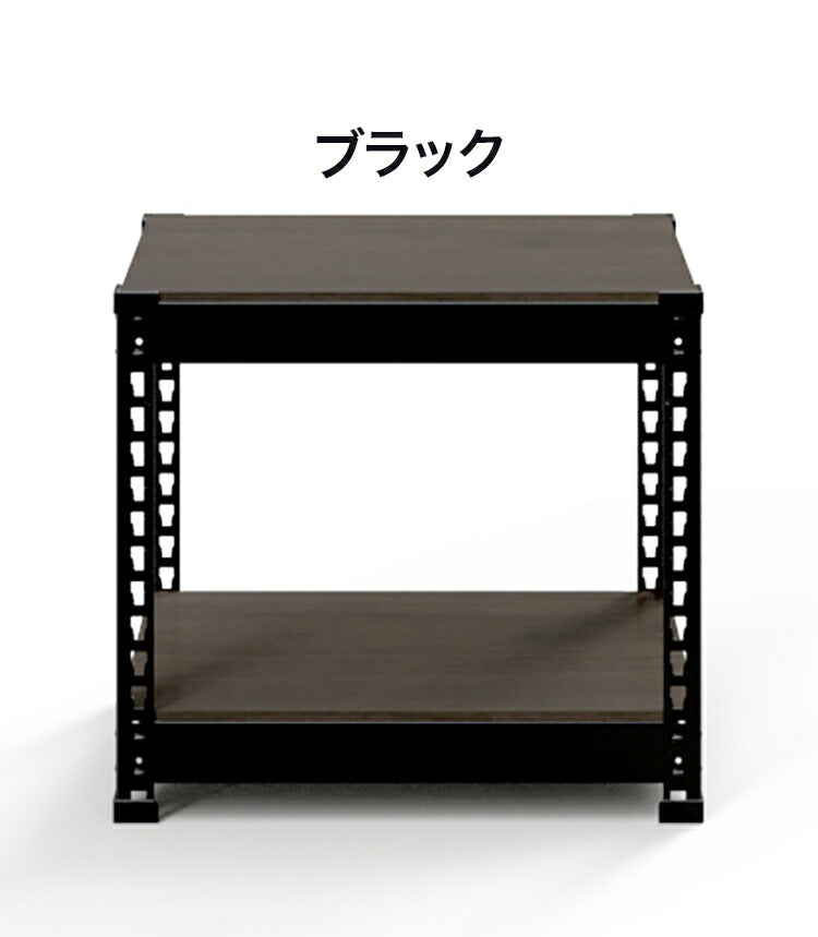 高さ45cm 追加2段セット 幅51cm ドリームウェア メタル&ウッドラック H45cm 追加2段セット 幅51cm 1セット MK-452NWH MK-452NBK 単品(代引不可)