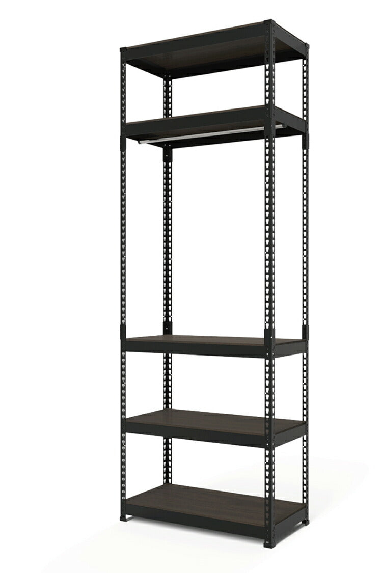 高さ45cm 追加2段セット 幅81cm ドリームウェア メタル&ウッドラック H45cm 追加2段セット 幅81cm 1セット MK-482NWH MK-482NBK 単品(代引不可)