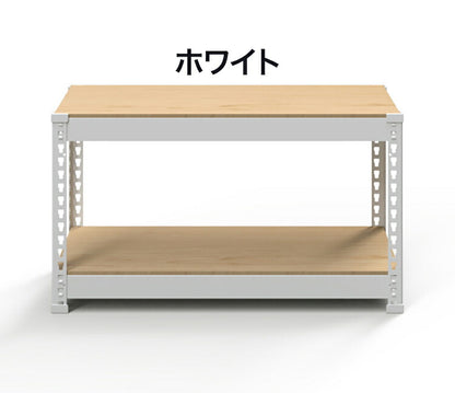 高さ45cm 追加2段セット 幅81cm ドリームウェア メタル&ウッドラック H45cm 追加2段セット 幅81cm 1セット MK-482NWH MK-482NBK 単品(代引不可)