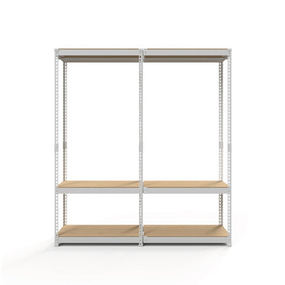 コーナー連結 ハンガー3段 幅81cm ドリームウェア メタル&ウッドラック専用 コーナー連結ハンガー3段 幅81cm MK-C83HWH MK-C83HBK 組立用ハンマー付(代引不可)