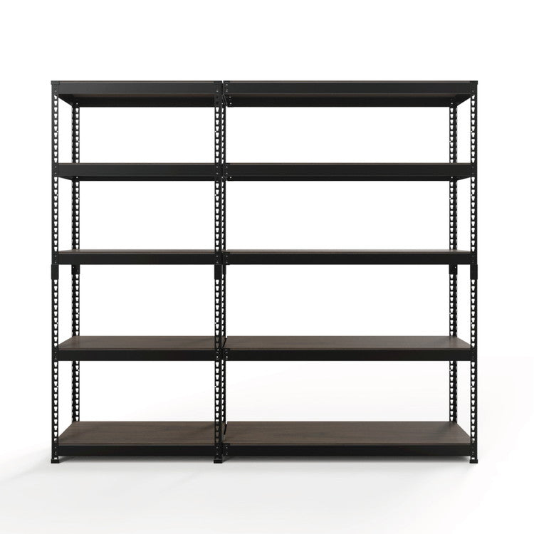 コーナー連結 シェルフ5段 幅81cm ドリームウェア メタル&ウッドラック専用 コーナー連結シェルフ5段 幅81cm MK-C85NWH MK-C85NBK 組立用ハンマー付(代引不可)