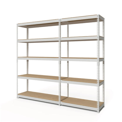 コーナー連結 シェルフ5段 幅81cm ドリームウェア メタル&ウッドラック専用 コーナー連結シェルフ5段 幅81cm MK-C85NWH MK-C85NBK 組立用ハンマー付(代引不可)