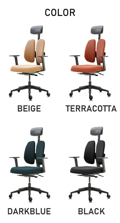 DUOREST NEXT1 体圧分散 チェア 疲れにくい 椅子 オフィス デュオレスト デスクチェア オフィスチェア コンパクト パソコンチェア 椅子 昇降 回転椅子 腰痛対策 肘付き ハイバック おしゃれ(代引不可)