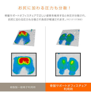 骨盤サポートチェア ガス昇降タイプ My Comfy 姿勢サポートチェア 椅子 座椅子 クッション サポートチェア 骨盤 ガス昇降圧タイプ 高さ調節 高さ調整 イス いす 姿勢 キャスター付き(代引不可)