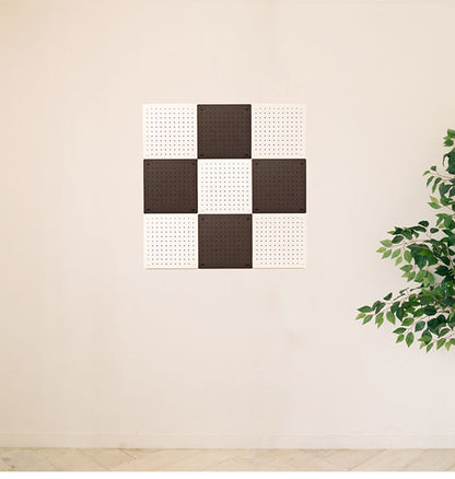 スパンチングボード 幅30×高さ30cm 有孔ボード 穴あきボード フック パンチングボード マグネットボード DIY 壁のDIY スチール製 収納 シンプル 省スペース コンパクト 壁(代引不可)