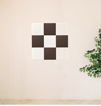 スパンチングボード 幅30×高さ30cm フック付き 有孔ボード 穴あきボード フック パンチングボード マグネットボード DIY 壁のDIY スチール製 収納 シンプル 省スペース コンパクト 壁(代引不可)