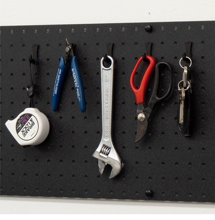 スパンチングボード 幅77×高さ30cm フック付き 有孔ボード 穴あきボード フック パンチングボード マグネットボード DIY 壁のDIY スチール製 収納 シンプル 省スペース コンパクト 壁(代引不可)