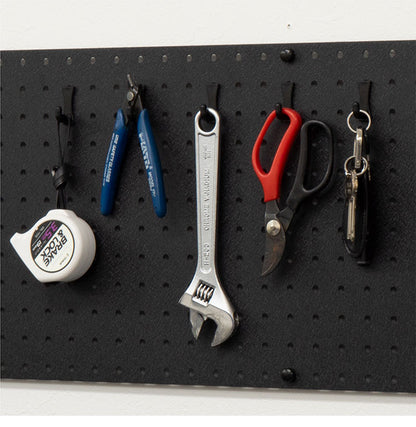 スパンチングボード 幅77×高さ30cm フック付き 有孔ボード 穴あきボード フック パンチングボード マグネットボード DIY 壁のDIY スチール製 収納 シンプル 省スペース コンパクト 壁(代引不可)