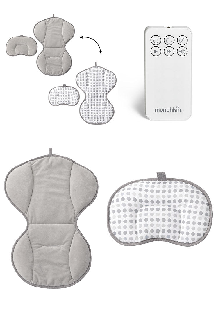 munchkin 電動ベビースウィング ベビースウィング マンチキン 電動 オートスイング ゆりかご 寝かしつけ ベビーチェア 出産祝い シンプル 軽量 おしゃれ ベビー 赤ちゃん 新生児 乳児 bluetooth