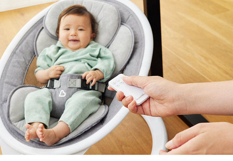munchkin 電動ベビースウィング ベビースウィング マンチキン 電動 オートスイング ゆりかご 寝かしつけ ベビーチェア 出産祝い シンプル 軽量 おしゃれ ベビー 赤ちゃん 新生児 乳児 bluetooth