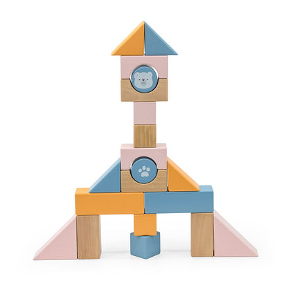 PolarB つみきワゴン 天然木 積み木 出産祝い ポーラービー ビーギフト クリスマスプレゼント つみき 子供 男の子 女の子 知育玩具 誕生日ギフト お祝い キッズ