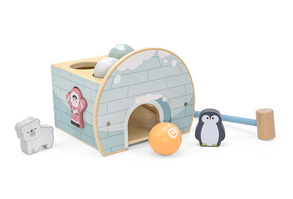 PolarB ハンマーゲーム 天然木 積み木 出産祝い ポーラービー ビーギフト クリスマスプレゼント つみき 子供 男の子 女の子 知育玩具 誕生日ギフト お祝い キッズ