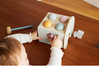 PolarB ハンマーゲーム 天然木 積み木 出産祝い ポーラービー ビーギフト クリスマスプレゼント つみき 子供 男の子 女の子 知育玩具 誕生日ギフト お祝い キッズ