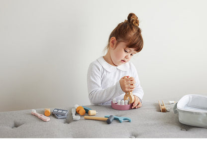 PolarB デンタルセット 天然木 積み木 出産祝い ポーラービー ビーギフト クリスマスプレゼント つみき 子供 男の子 女の子 知育玩具 誕生日ギフト お祝い キッズ ごっこ遊び