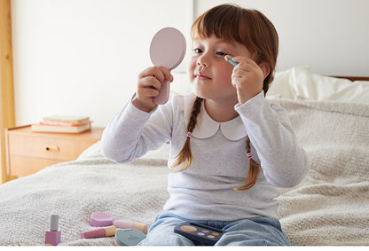 PolarB メイクセット 天然木 積み木 出産祝い ポーラービー ビーギフト クリスマスプレゼント つみき 子供 男の子 女の子 知育玩具 誕生日ギフト お祝い キッズ ごっこ遊び