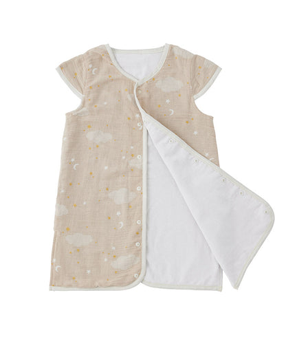 D BY DADWAY ガーゼスリーパー ドリーミングスター ブラウン ベビー 赤ちゃん 寝冷え防止 ディーバイダッドウェイ DADWAY ダッドウェイ 2WAY カバーオール型 通気性 ガーゼ