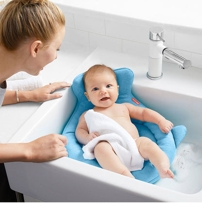 SKIP HOP ソフトシンクバス スキップホップ お風呂時間 お風呂 シンク 洗面台 ベビー 沐浴 赤ちゃん おふろ お風呂グッズ 入浴 沐浴グッズ ブルー 簡単入浴