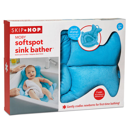 SKIP HOP ソフトシンクバス スキップホップ お風呂時間 お風呂 シンク 洗面台 ベビー 沐浴 赤ちゃん おふろ お風呂グッズ 入浴 沐浴グッズ ブルー 簡単入浴
