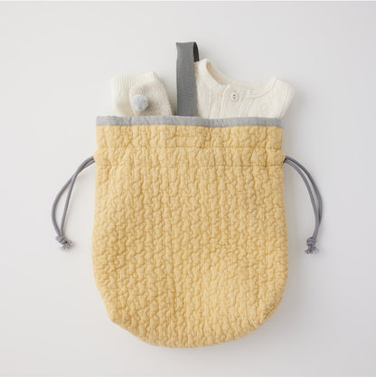 D BY DADWAY ヌビ 巾着バッグ 巾着 おむつポーチ 着替え ベビー ポーチ バッグ 軽量 かわいい ディーバイダッドウェイ DADWAY ダッドウェイ ハンドル付き