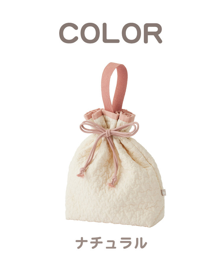 D BY DADWAY ヌビ 巾着バッグ 巾着 おむつポーチ 着替え ベビー ポーチ バッグ 軽量 かわいい ディーバイダッドウェイ DADWAY ダッドウェイ ハンドル付き